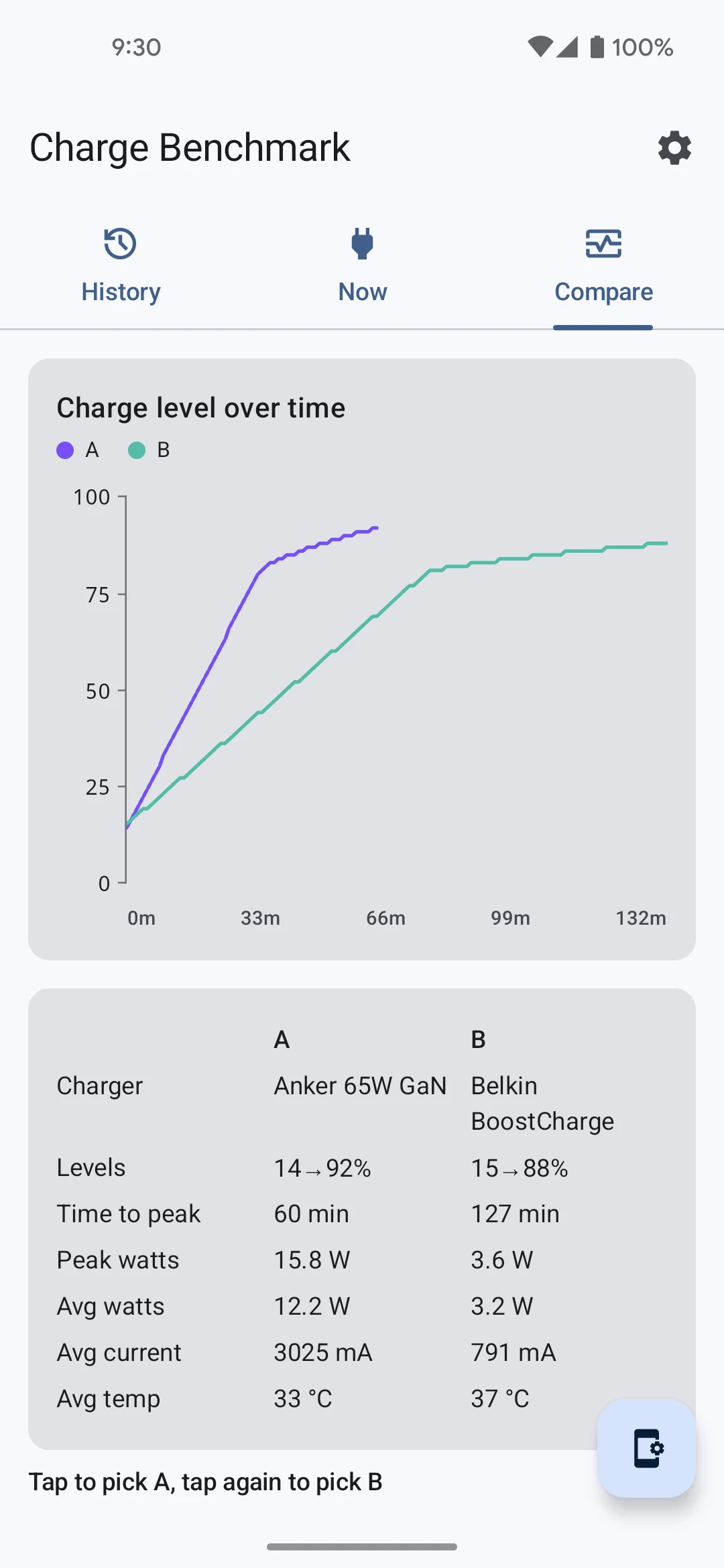 Battery Charge Benchmark screenshot
